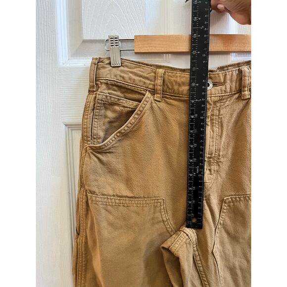 Uniqlo Cotton Twill Raw Hem Inner Drawstring Size Small Pant 25 Inch Inseam - Picture 9 of 12